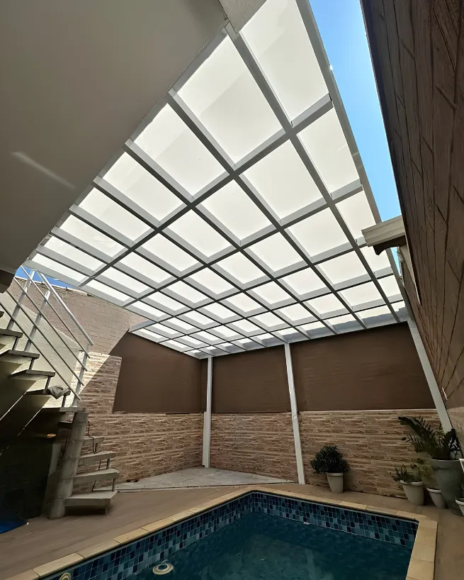 Telhado de vidro em Paulínia - telhado de vidro para iluminação natural